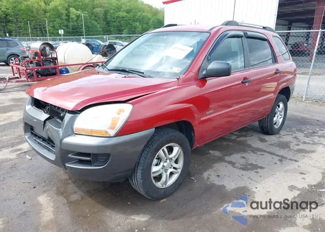 2007 Kia Sportage Lx V6 из США, поврежденный, VIN KNDJE723577429867